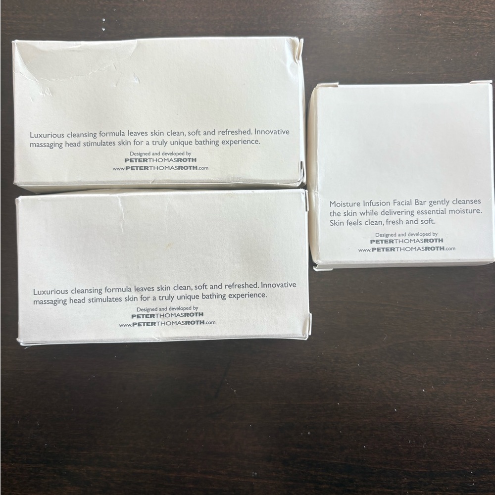 Peter Thomas Roth Travel Size Massaging Bar Bath Soaps & Facial Soap Lot of 3 - Picture 5 of 5
